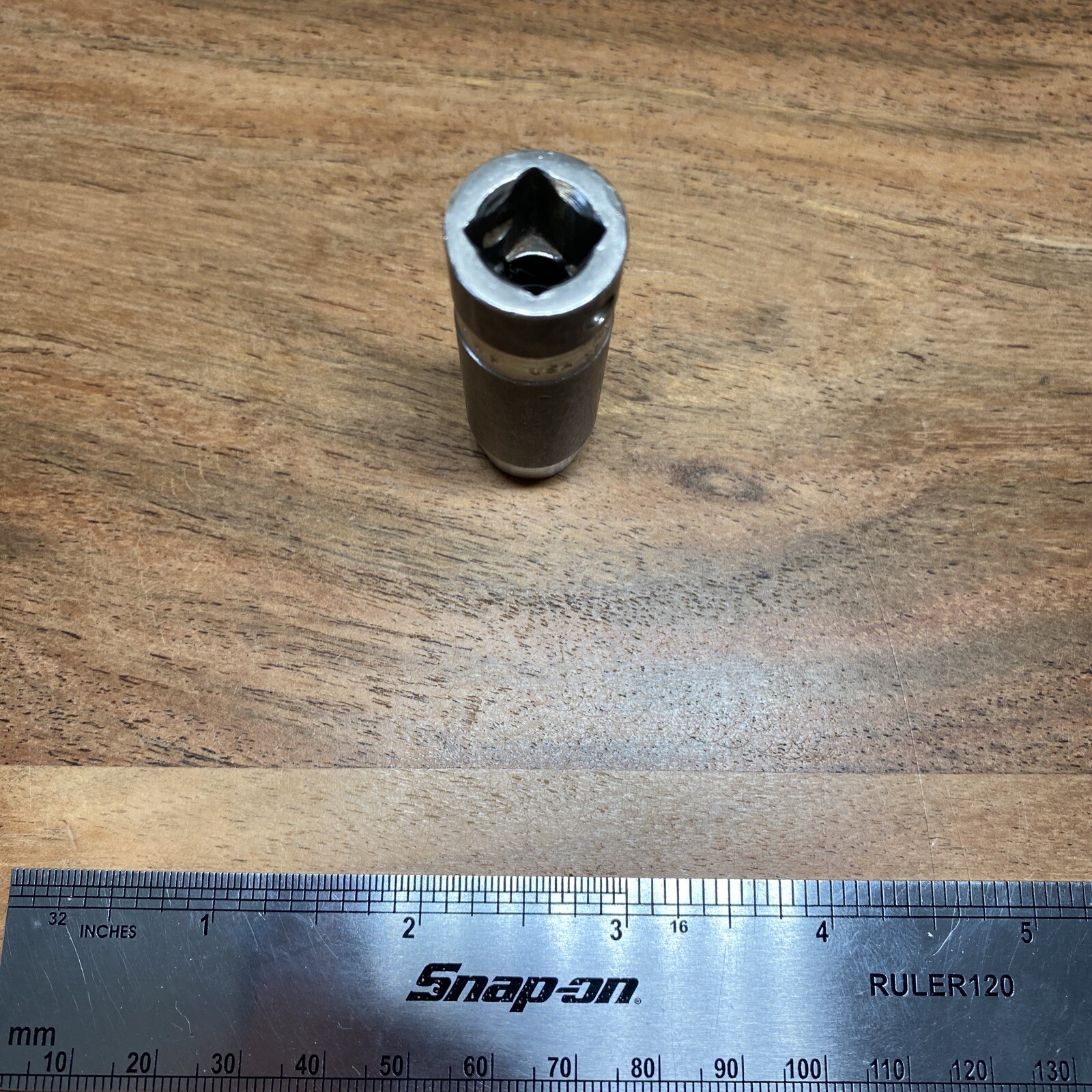 Snap on 3/8 drive 9mm metric deep 6 point vintage socket SIMFM9