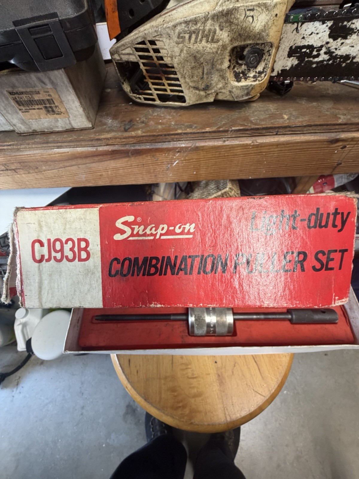 Snap-On CJ93B, 14-Piece Light Duty Combination Puller Set W Slide Hammer CJ125-6