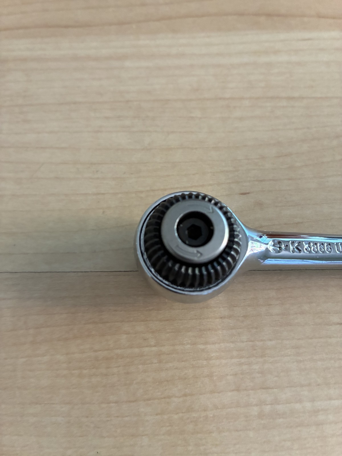 SK Tool 3866 Fine Tooth Palm Control Ratchet – Pre Owned