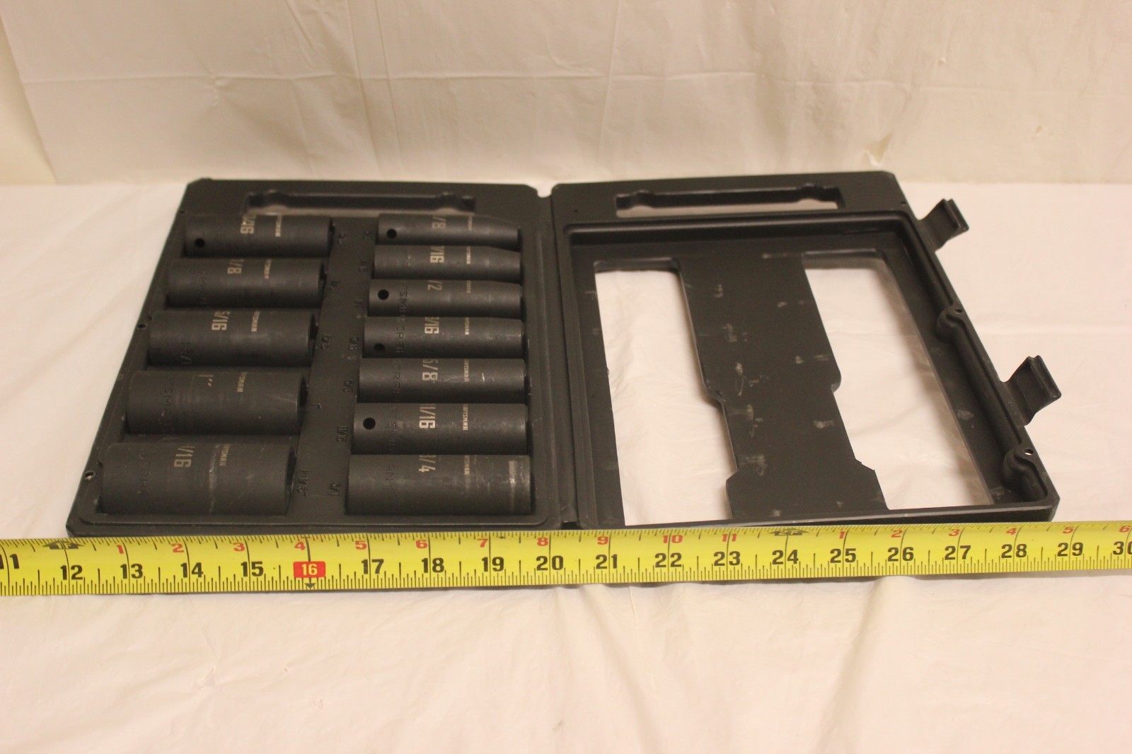 CRAFTSMAN Deep Impact Socket Set, SAE, 1/2-Inch Drive, 12 Pieces (CMMT15886) C2