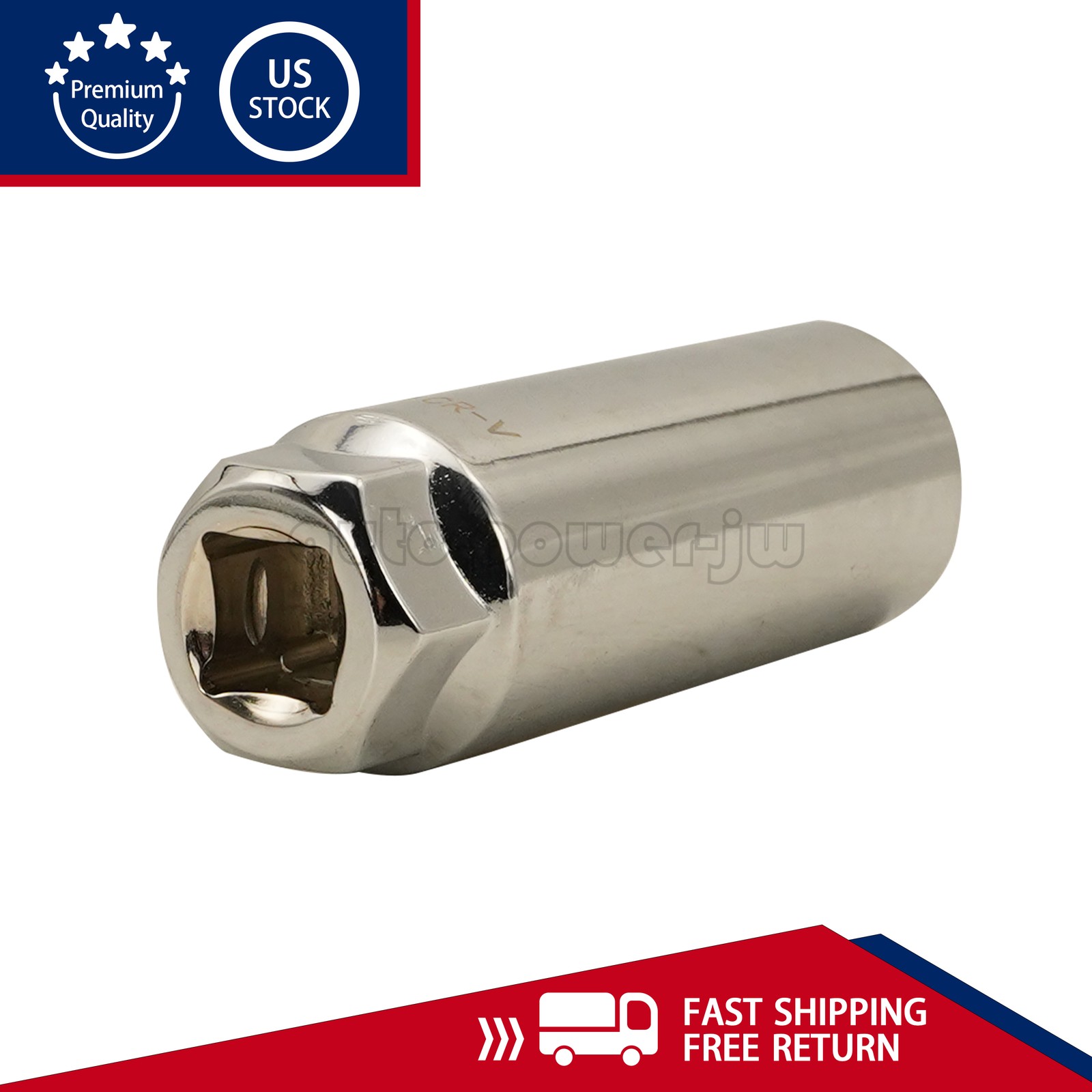 7/8» 22mm O2 Oxygen Sensor Socket Removal Tool Side Wire Cutout 1/2″ Drive US