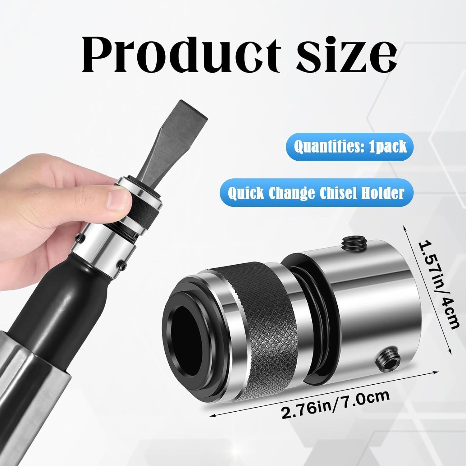 Efficient 2-Pack Air Hammer Quick Change Chisel Retainers – Lightweight & Strong