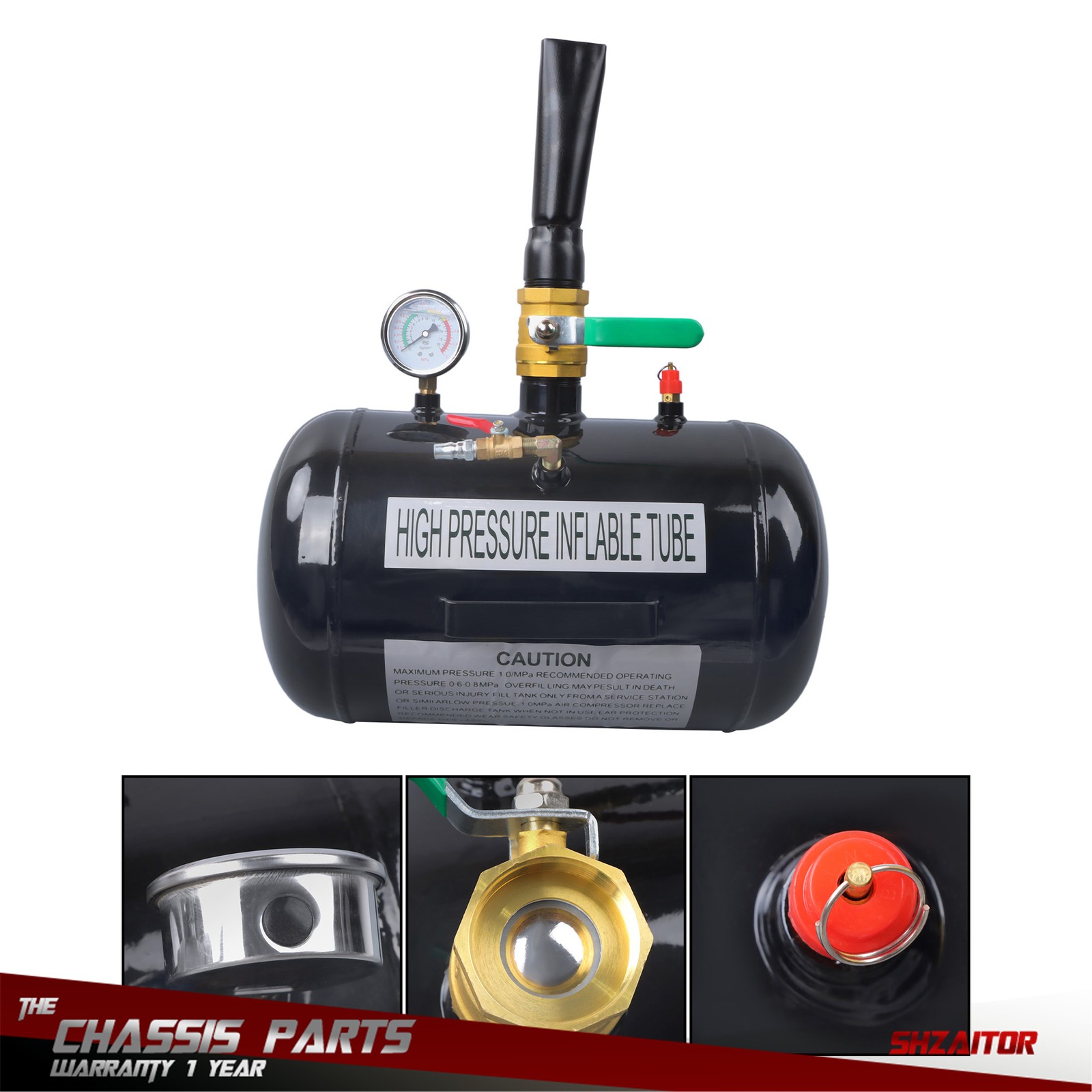 5 Gallon Air Tire Bead Seater Blaster Tool Seating Inflator Truck ATV 145PSI