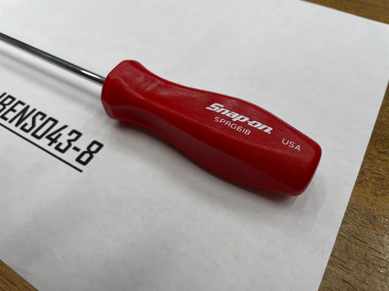 Snap-on Tools USA NEW RED 5/16″ Blade Width Push-Pull Spring Tool SPRG618R