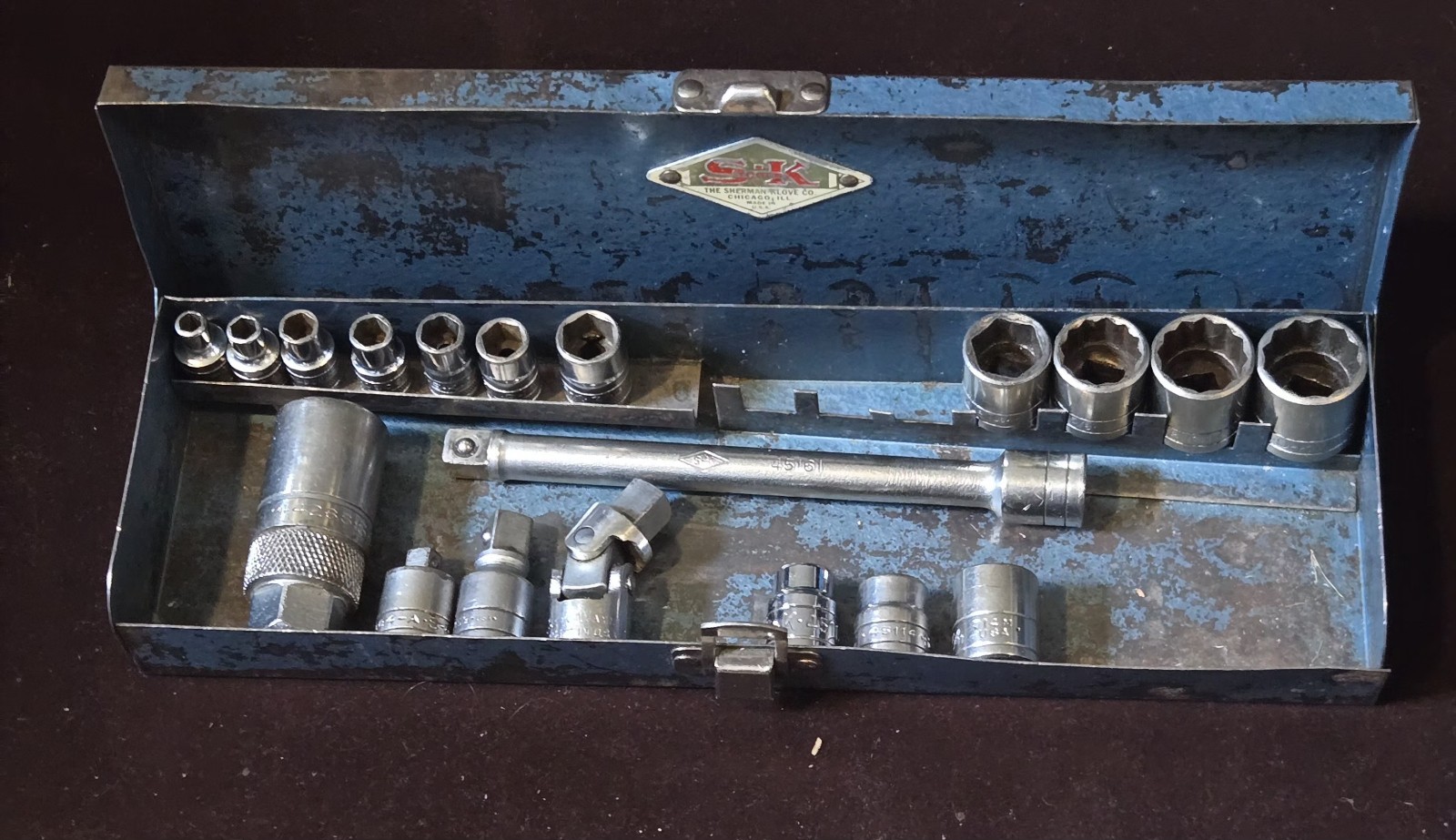 2 Mixed Sets Mid 1940s SK 409, 451 & Etc. & 1964-69 SK Wayne 401XX 17pc & Etc.
