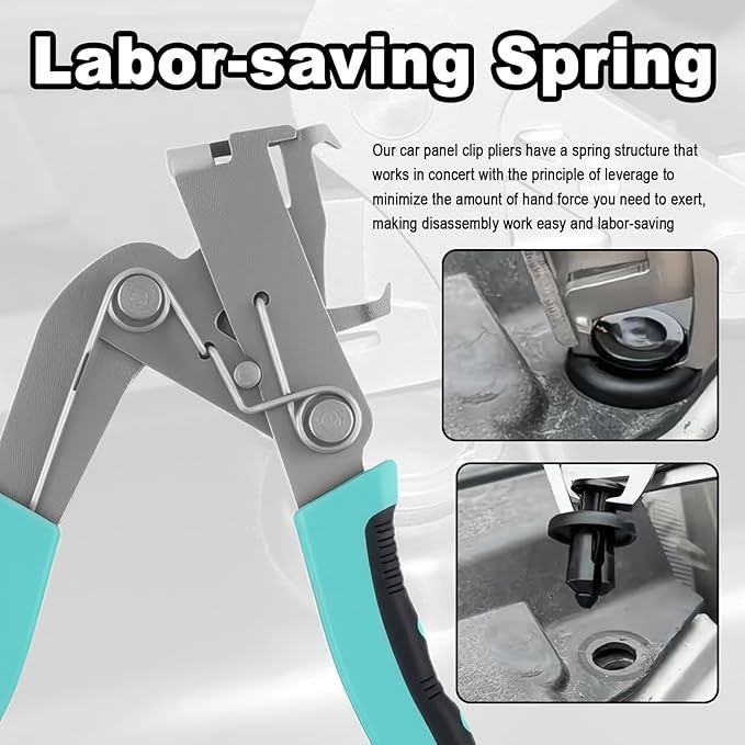 Heavy-Duty Car Clip Plier Trim Tool Fastener Removal Lever Disassembly Snap Tool