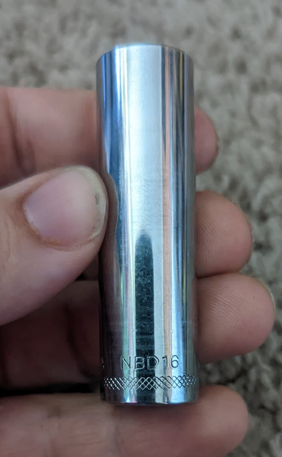 NAPA 3/8″ drive USA 1/2″ SAE 12pt NBD16 Deep Socket