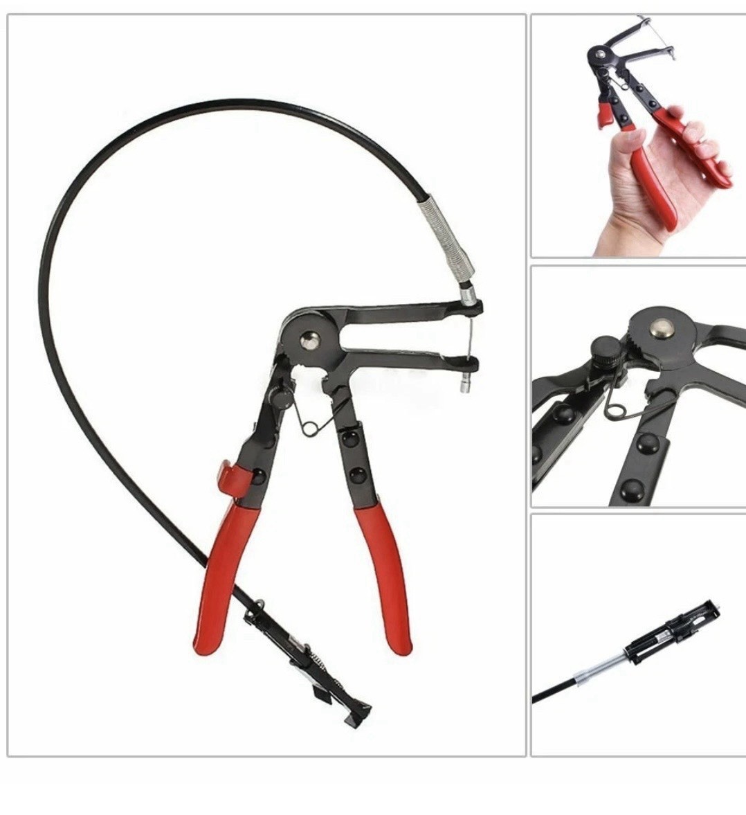 Heavy Duty Cable Flexible Wire Hose Clamp Pliers Car Repairs Removal Tools