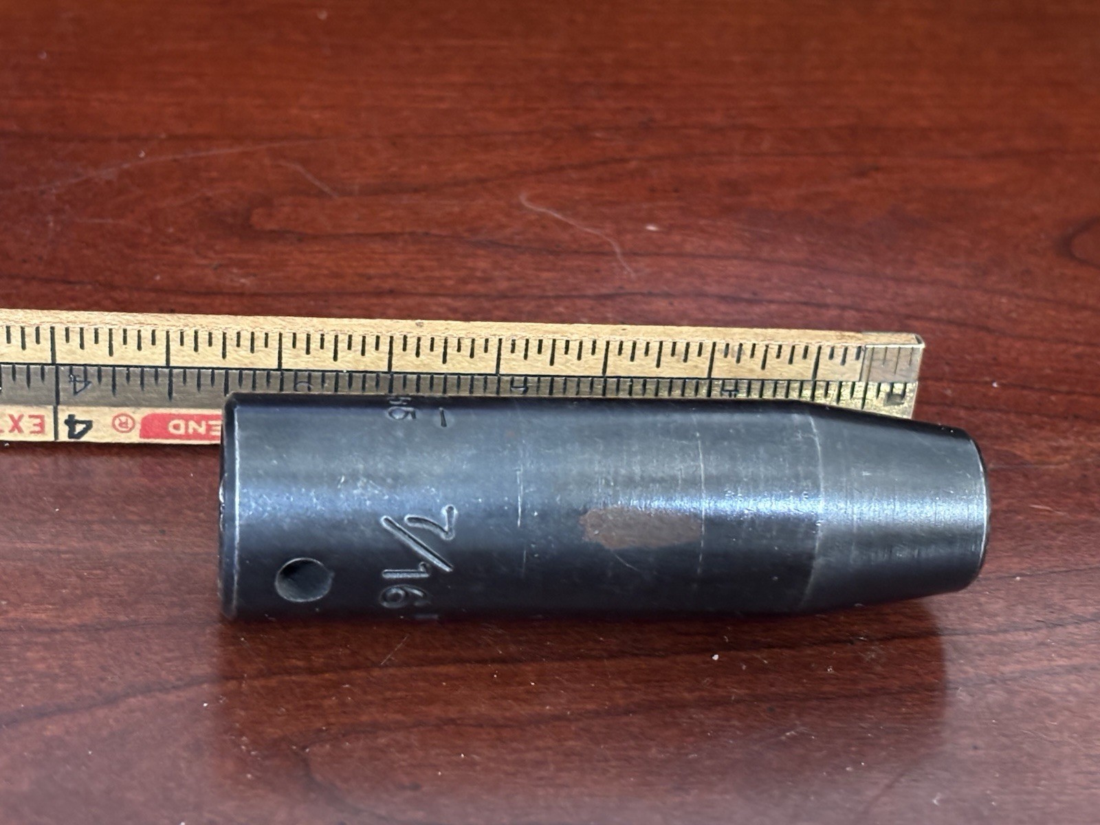 Craftsman Tools-7/16″ Deep Well Oxide Socket EE_18655–1/2″drive-6pt-USA