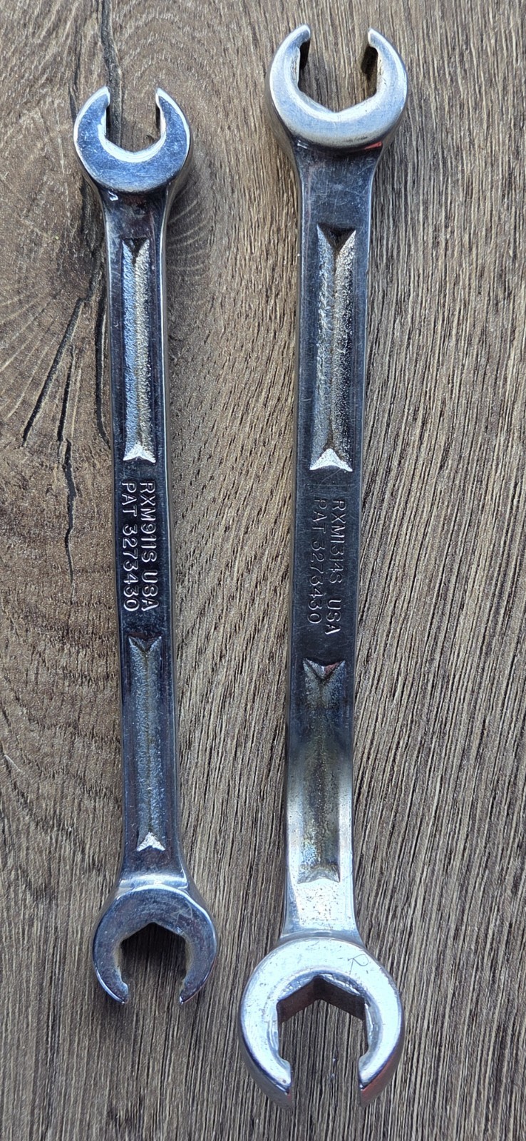 Snap-On Tools RXM1314S,RXM911S Double End Flare Nut Line Wrenches. Customized.