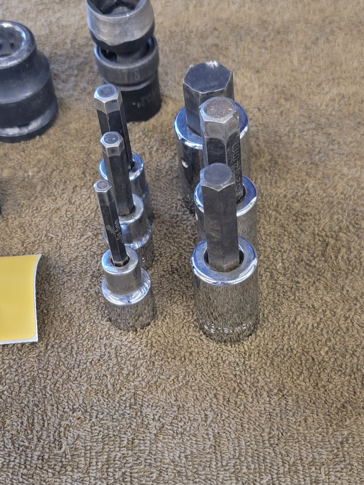 17 Gray Canada GP Impact Hex Socket 3/8 1/2 3/4″ Drive Sae 1-7/8 13/16 19mm 10 8