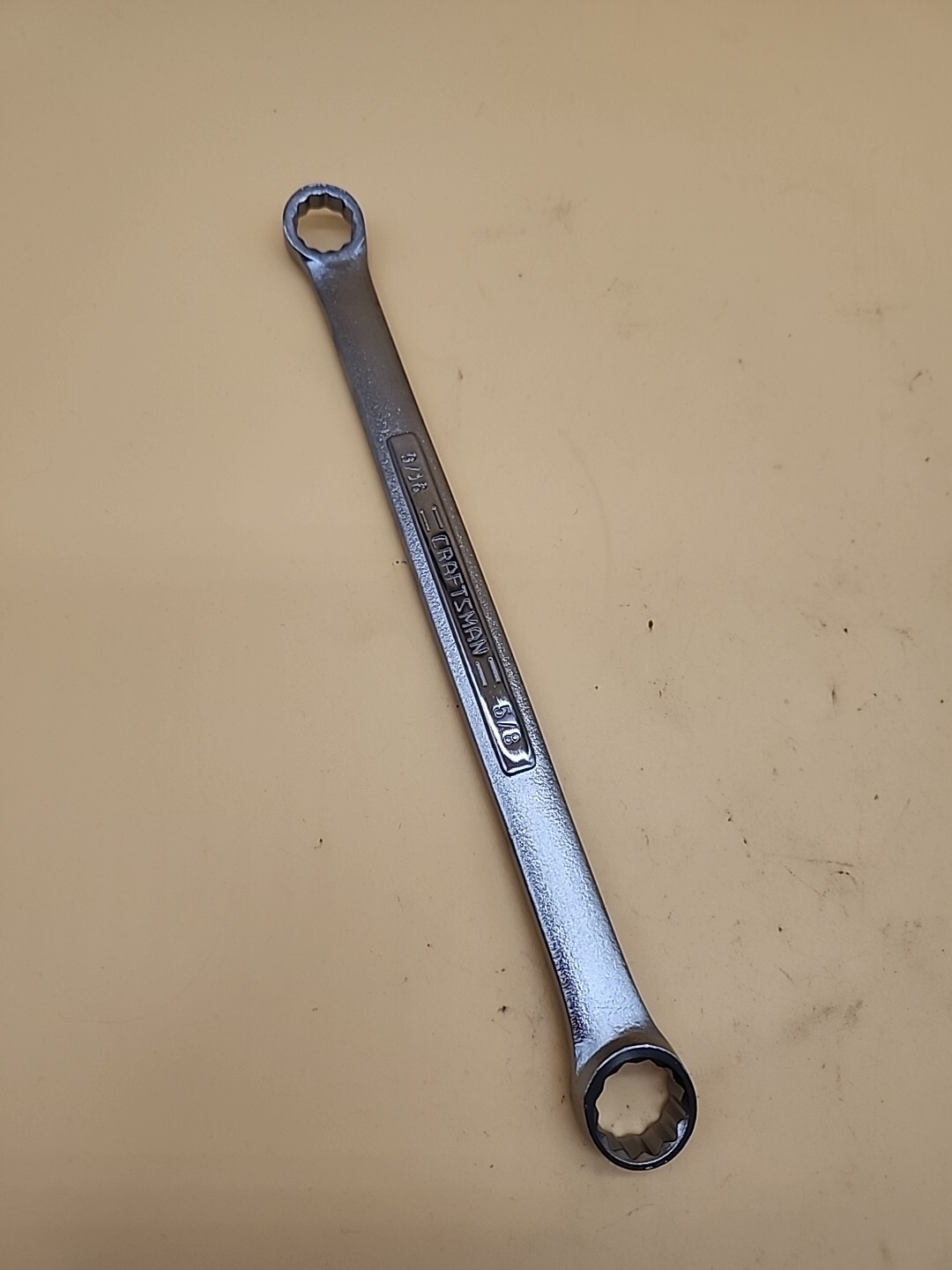 Craftsman VINTAGE NEW VV-43924 9/16in. x 5/8in. Double Box End Wrench USA