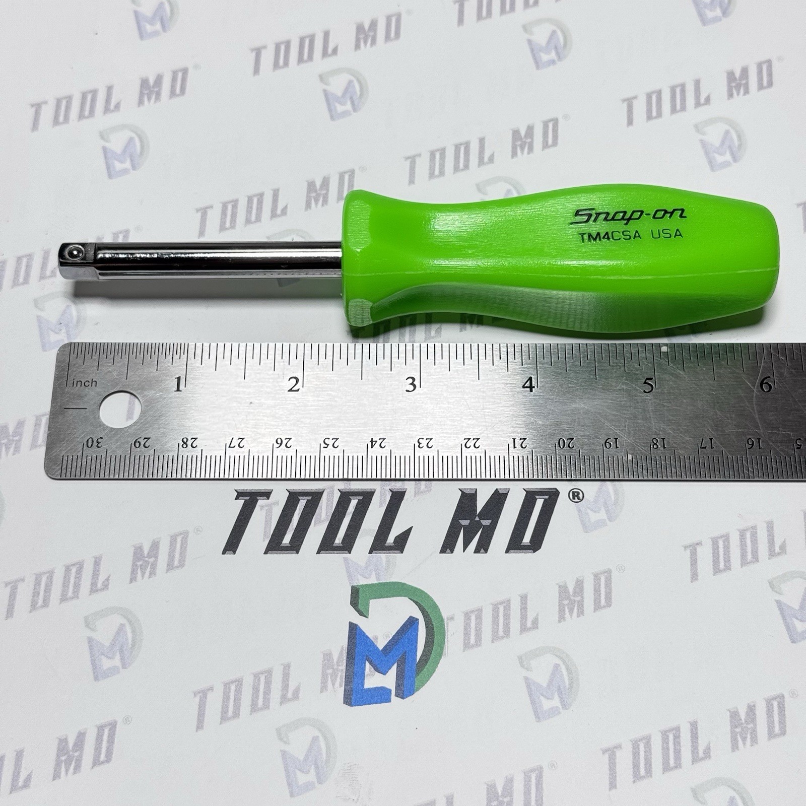 Snap-on Tools USA NEW GREEN Hard Handle 1/4″ Standard Shank Driver TM4CSAG