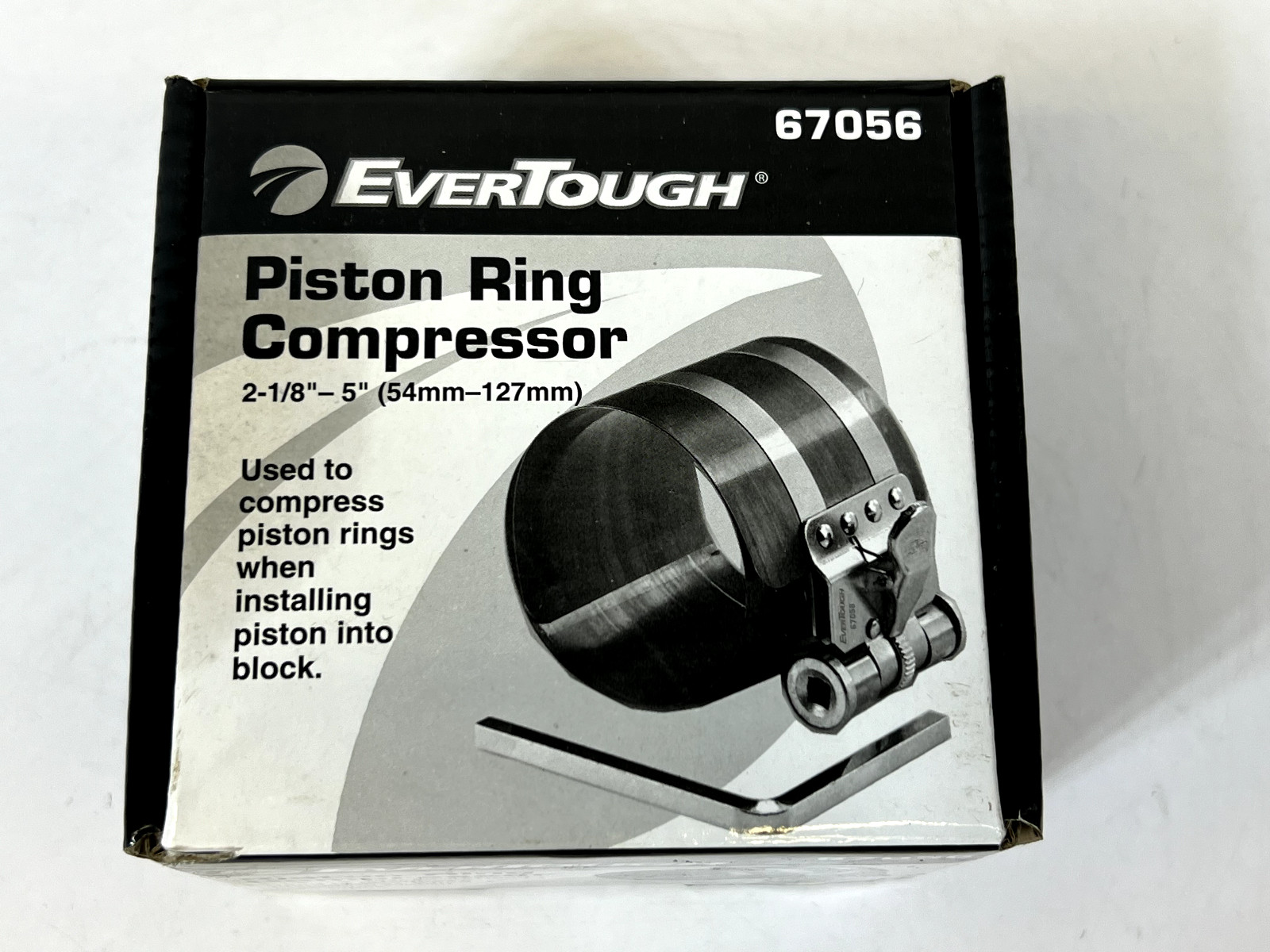 EverTough 67056 Piston Ring Compressor 2-1/8″ – 5″ (54mm – 127mm)