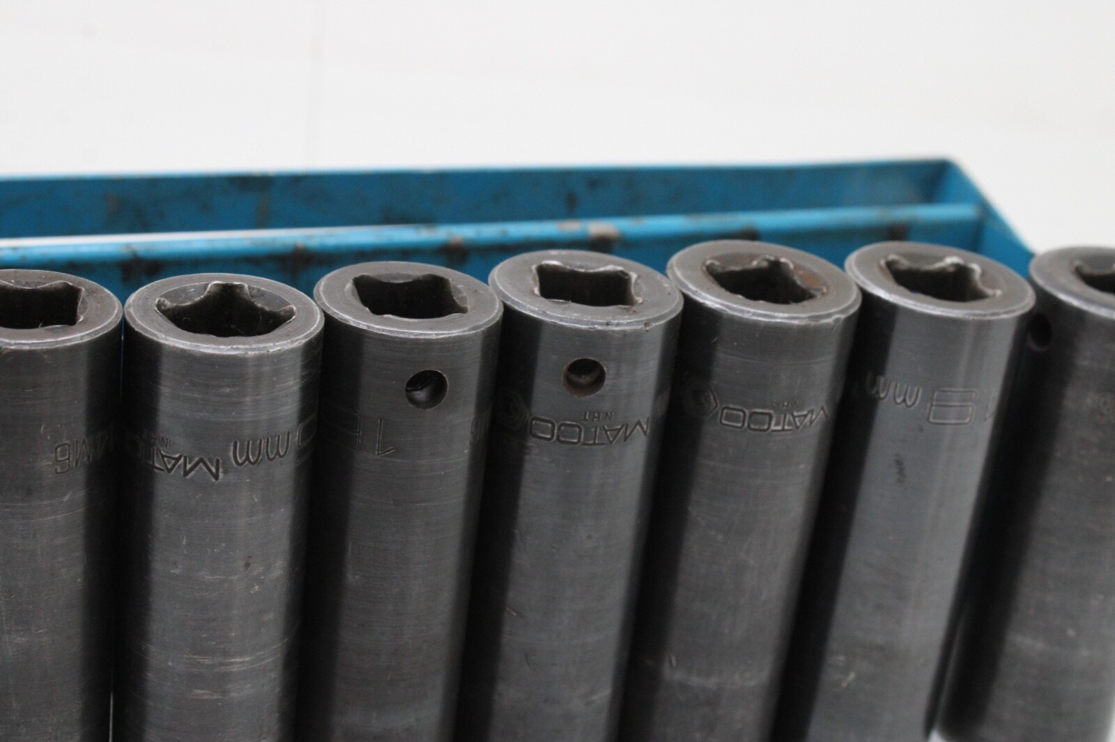 Matco CDP10M6-CDP21M6 10- 21mm 1/2″ Drive 11 Pc 6 Point Deep Impact Socket USA