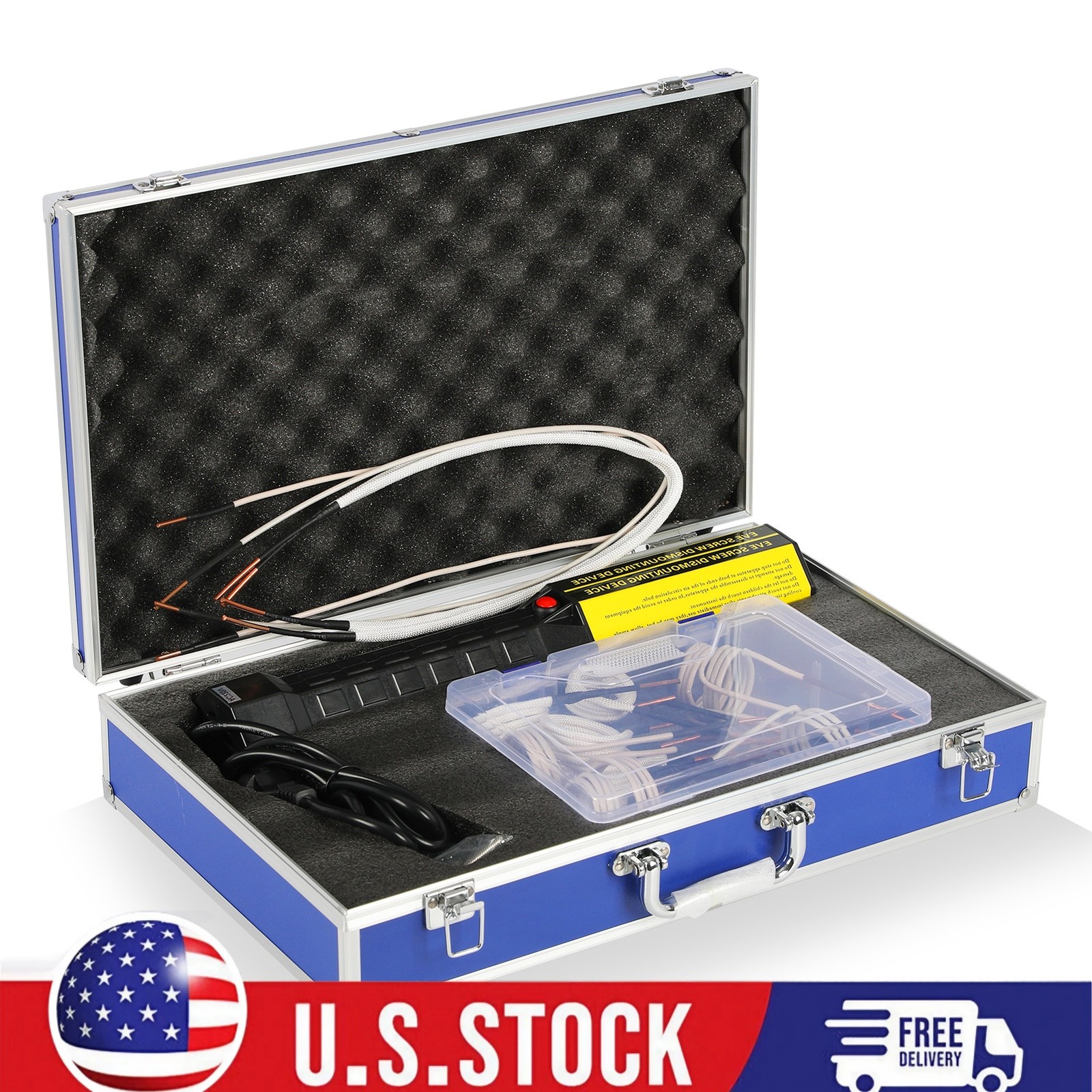 Magnetic Induction Heater Kit with 8 Coils 1200W 110V for Rusty Screw Removing
