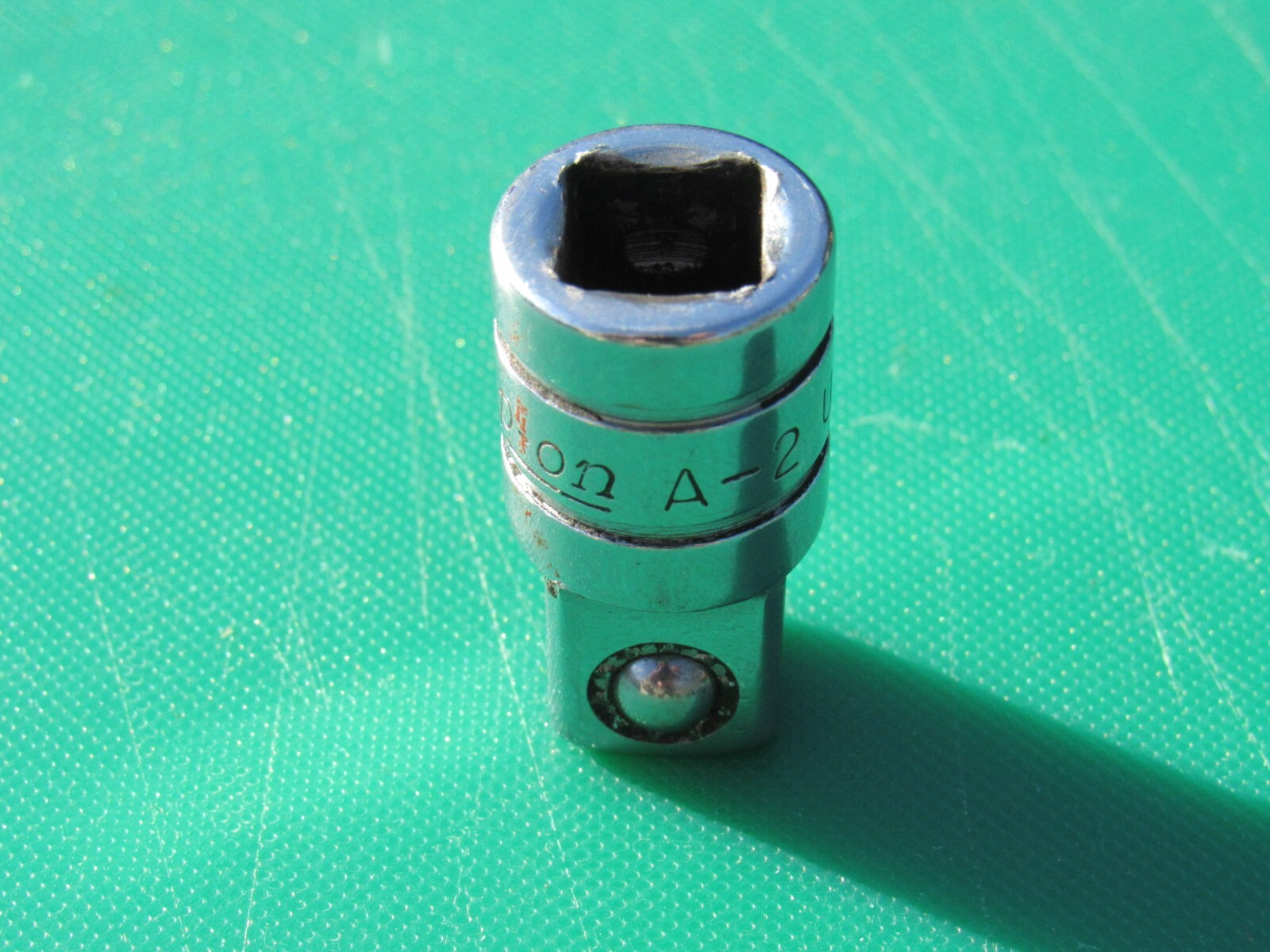 SNAP ON A2 A-2 3/8″ TO 1/2″ SQUARE DRIVE SOCKET ADAPTER UNDERLINE LOGO A 2 USED