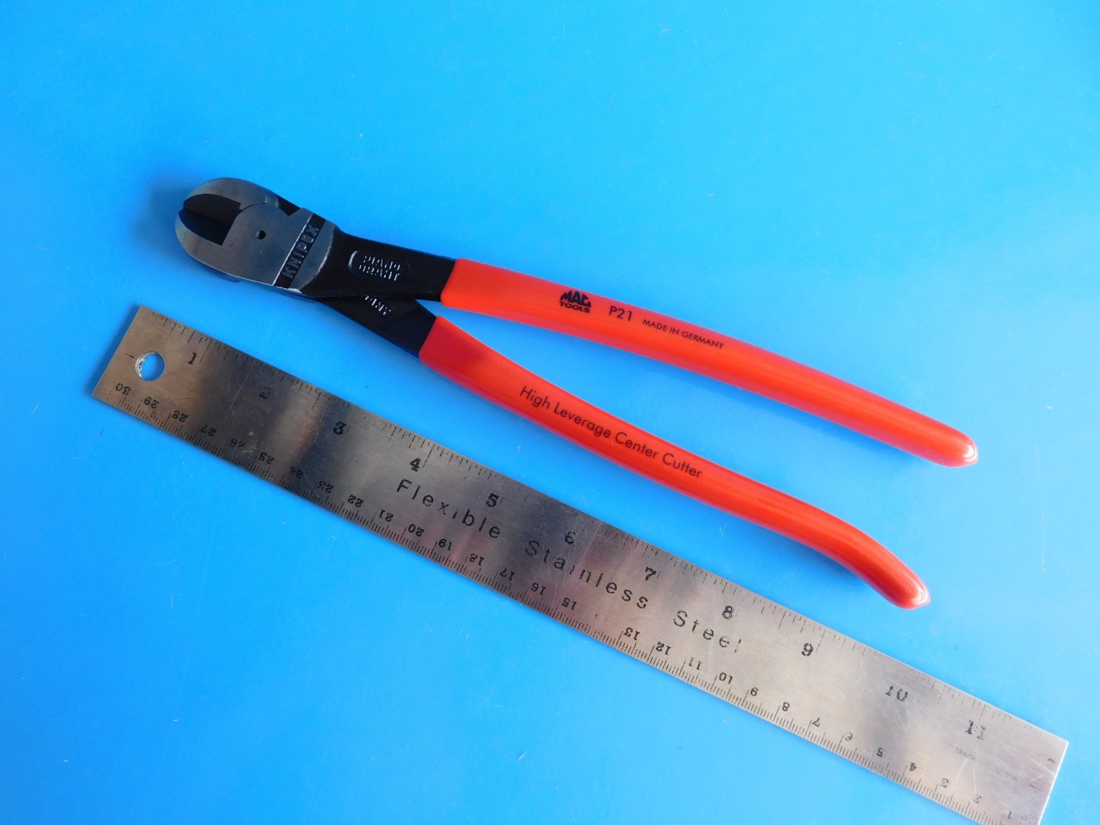 NEW, MAC TOOLS HIGH LEVERAGE CENTER CUT PLIERS «KNIPEX» , PART #P21