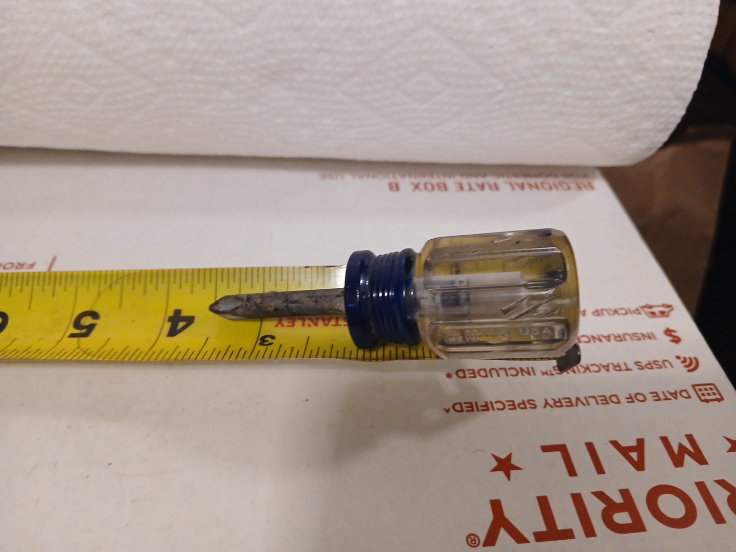 Craftsman Tools USA (WF) NOS #2 Phillips Stubby Short Screwdriver Model 4118 Spr