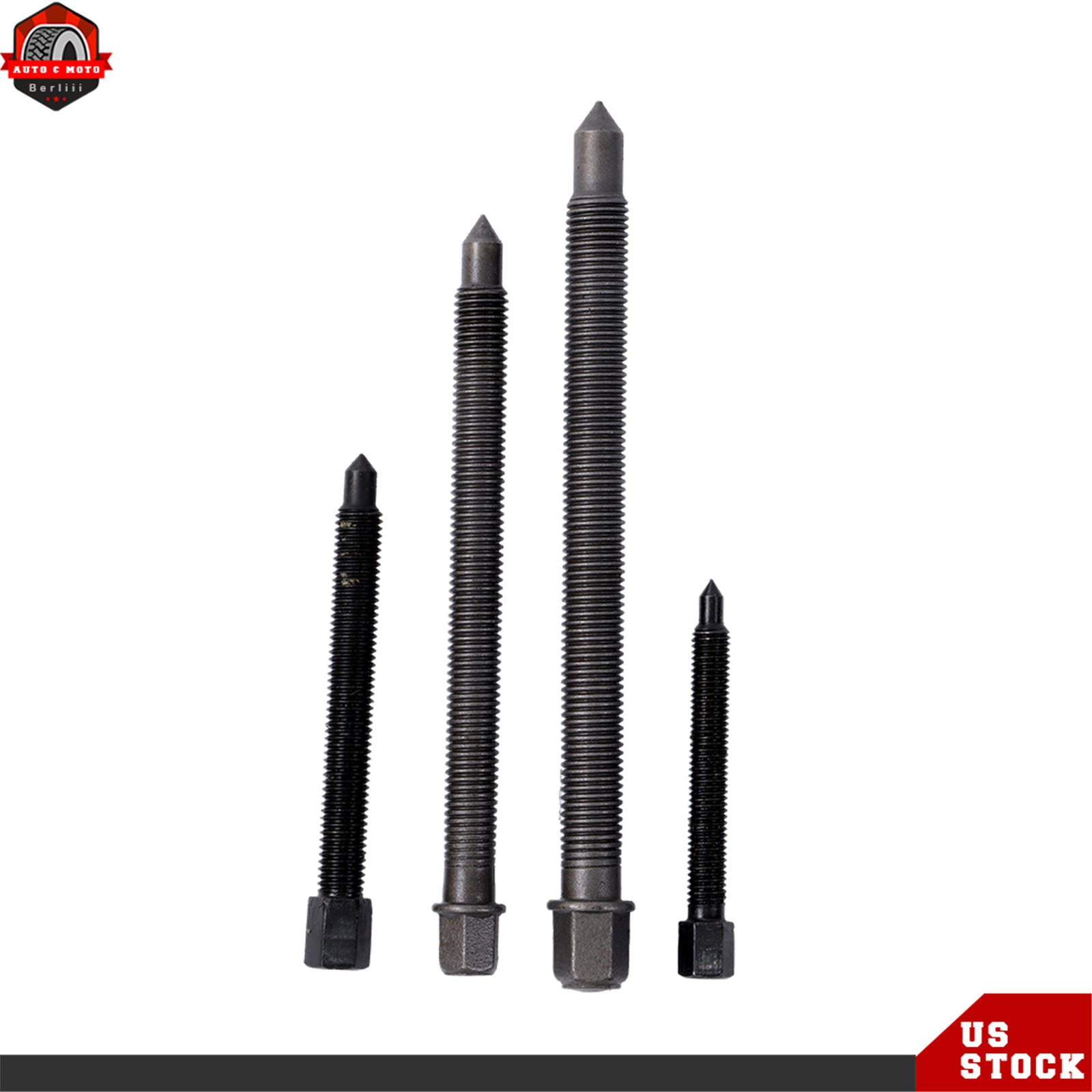 Gear Puller Set 3″ 4″ 6″ 8″ 3-Jaw Bearing Puller Wheel Gear Pulley 4 Pcs