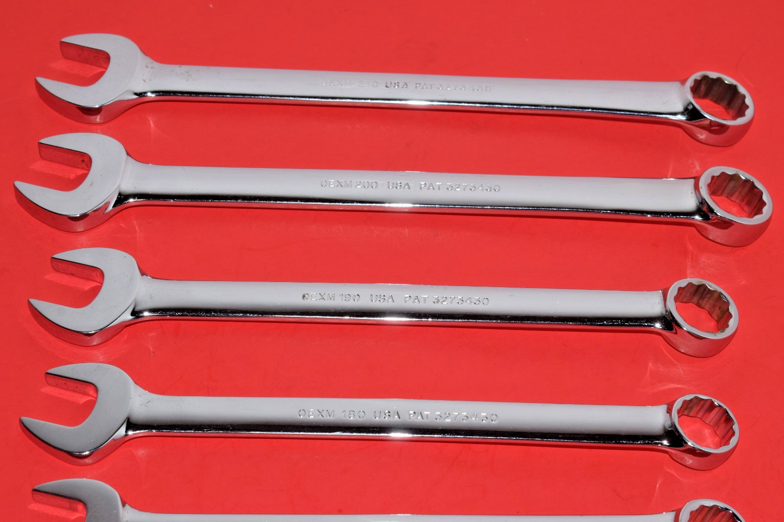 NICE Snap-On 12pc Metric 12 Point Flank Drive Combination Wrench Set 10 – 21mm