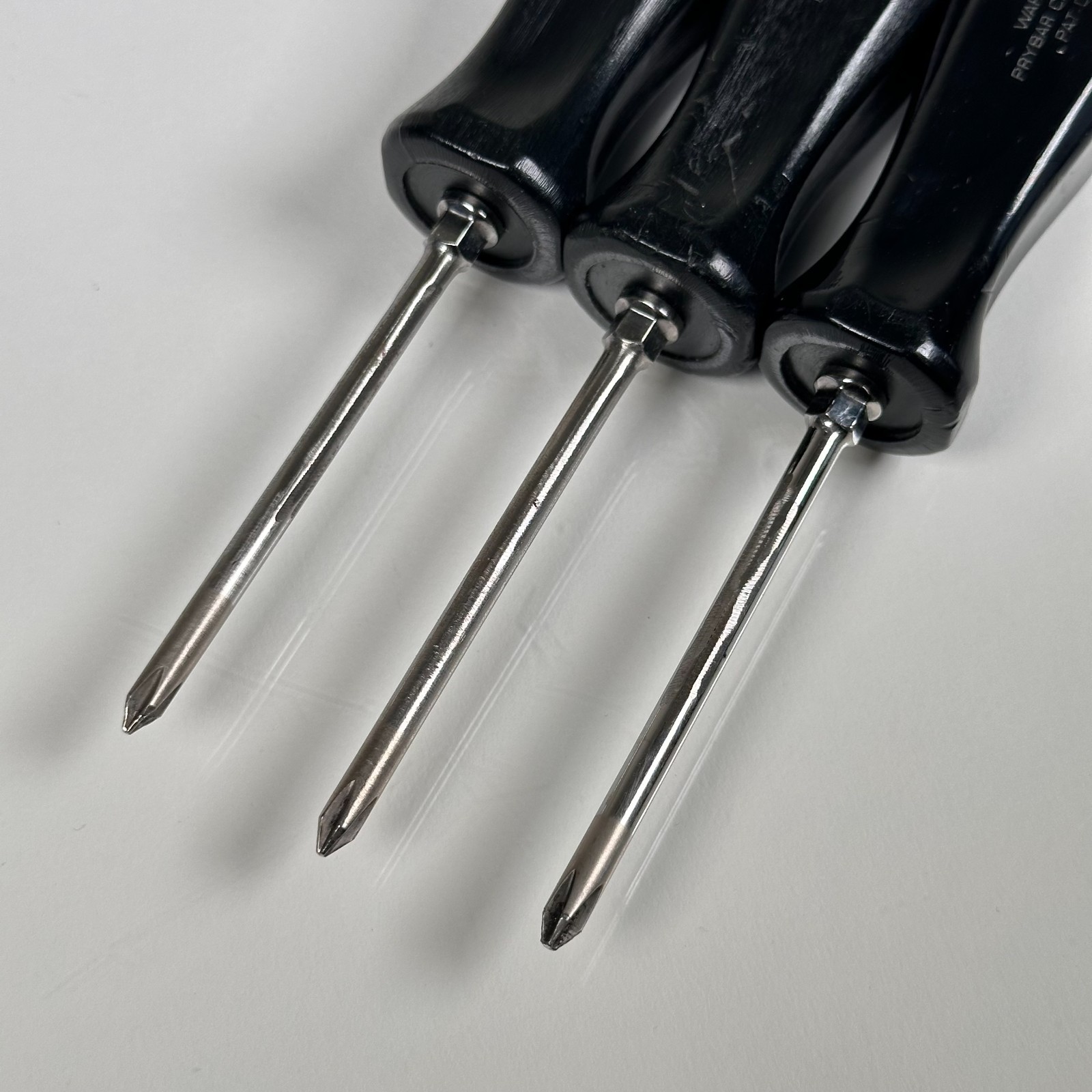 Snap-On Tools Phillips Screwdriver SDDP31 Black USA (Lot of 3)