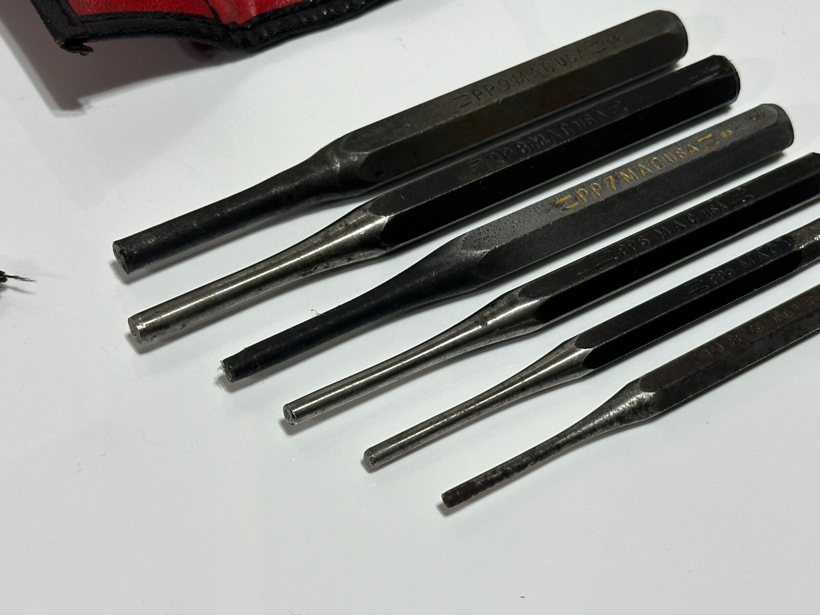 MAC Tools USA SMP60K 6pc Starter Punch Set PP4-9 in KB137 Kit Bag