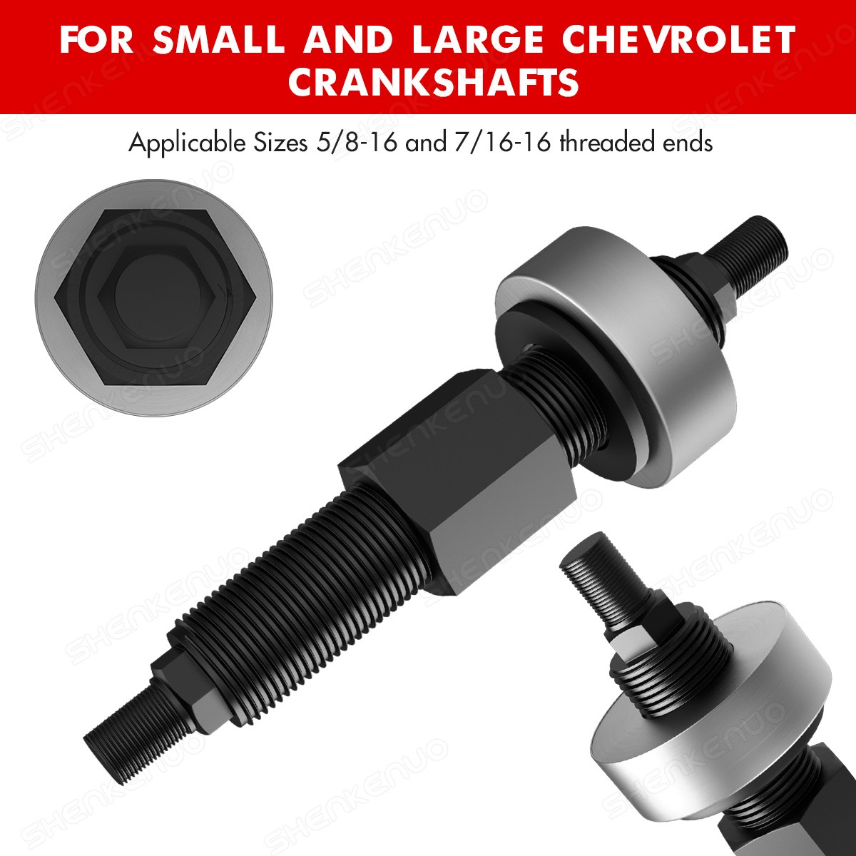 Harmonic Balancer Tool 66515 Installation Tool for Chevy SBC BBC