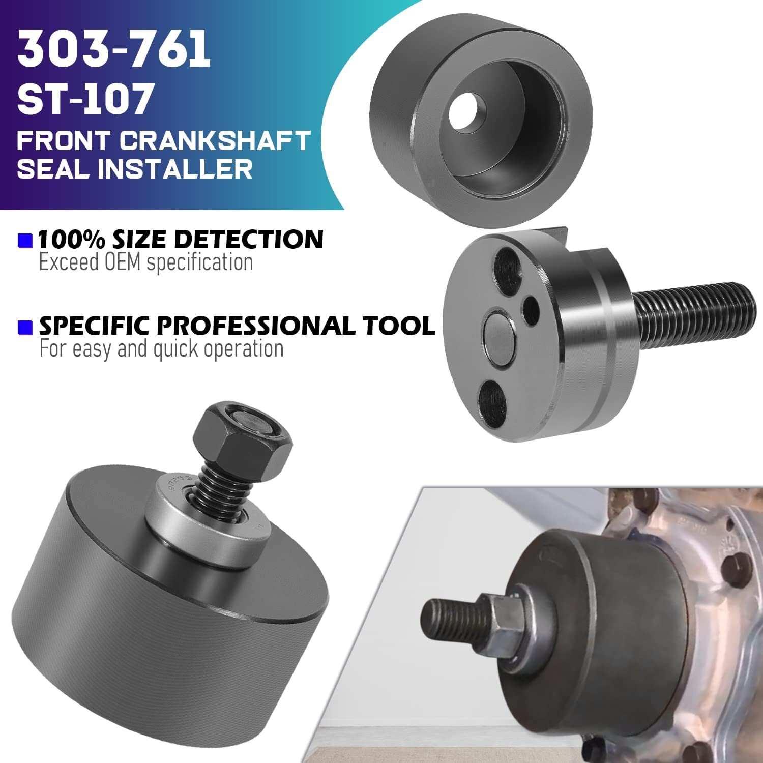 303-761 Wear Sleeve Ring Installer Tool for Ford 6.0L Powerstroke Diesel Engine