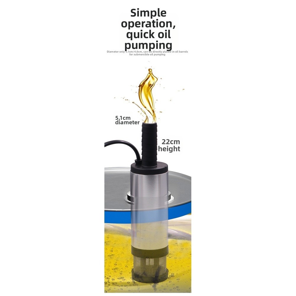 Portable 12V 24V DC Submersible Water Pump for Efficient Liquid Transfer