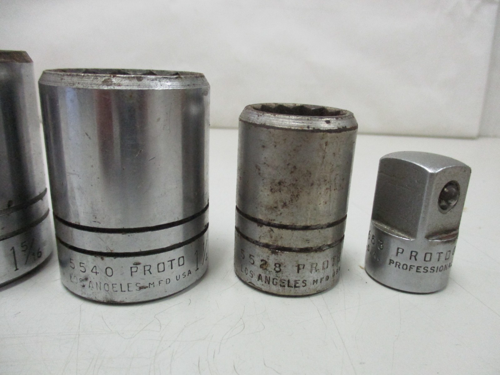 Proto 7pc USA 3/4″ 12 Point SAE Socket Set 7/8, 1-1/4″,1-5/16,1-7/16,1-1/2