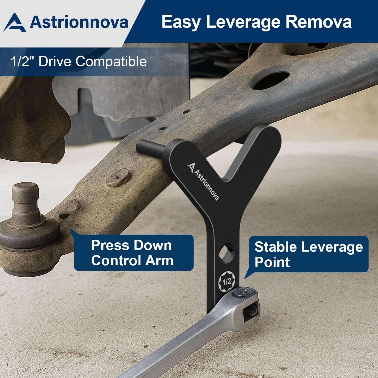 Heavy Duty Suspension Tool Set – Strut Spreader, Control Arm & Ball Joint Kit fo