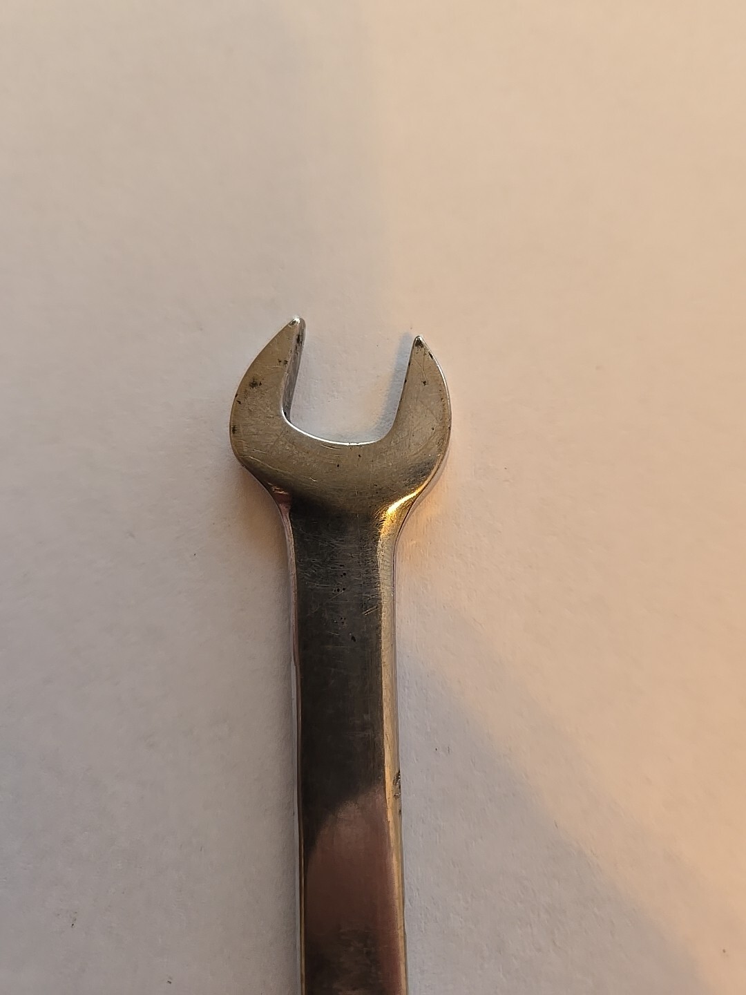 Snap On 7/16″-1/2″ Chrome Low Torque Slime Line Open End Wrench LTA1416