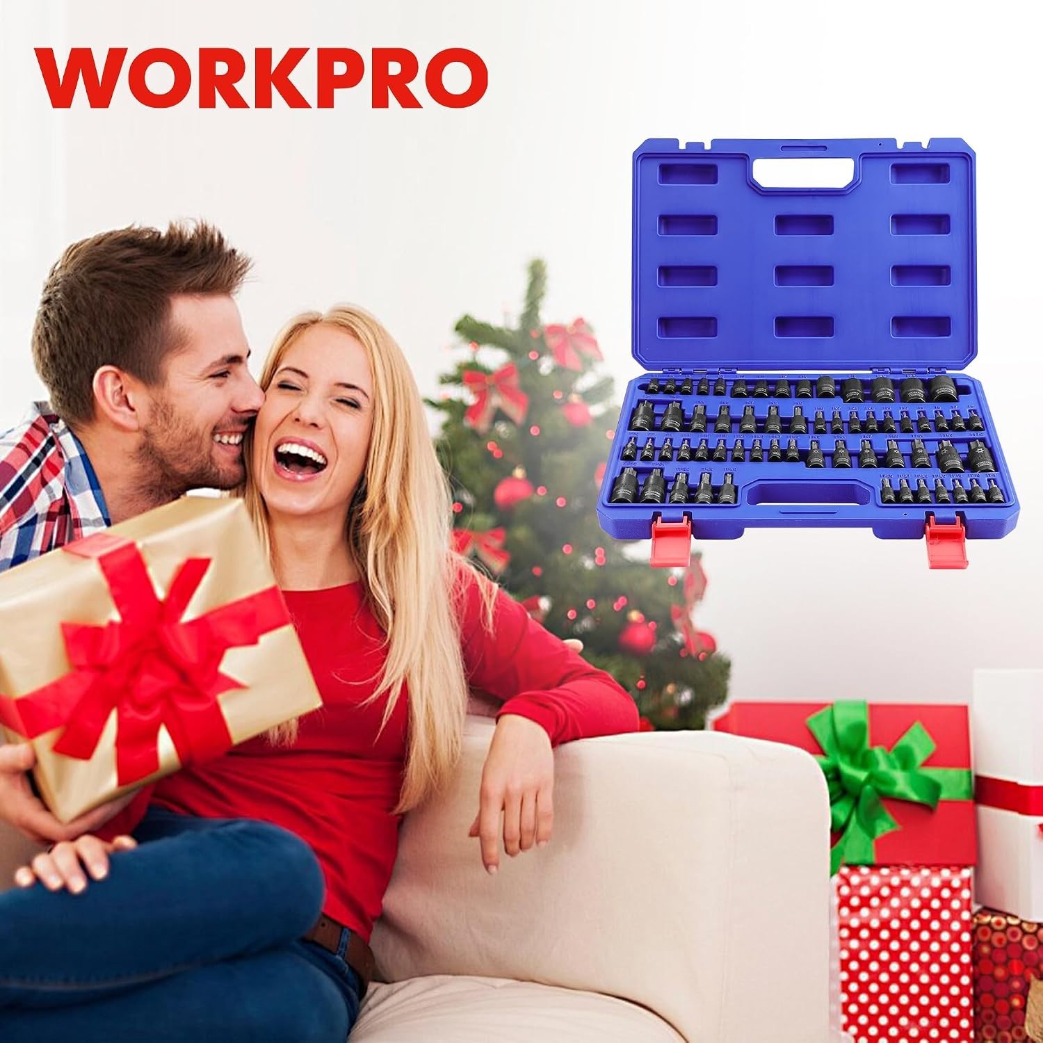 60-Piece Master Torx Bit Socket Set, CR-V & S2 Alloy Steel