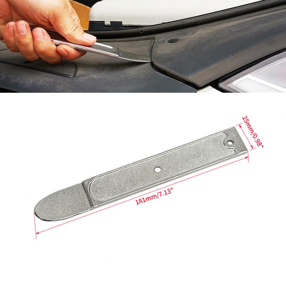 1PCS Car Auto Metal Unbreakable Enderes Tool Mini Champ Pry Repair Tool Silver