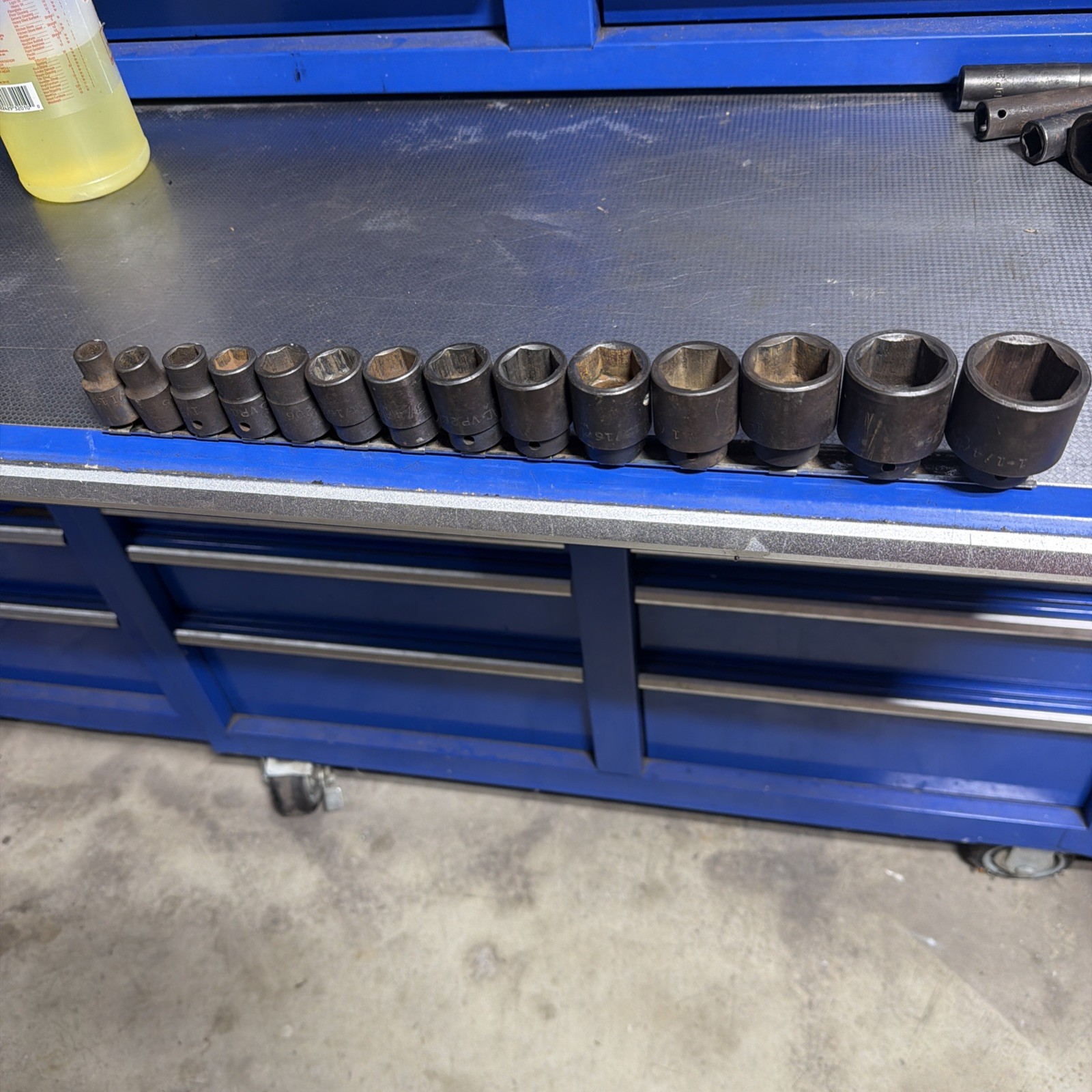 MAC Tools 1/2″ Drive 14 Pc SAE 6 Pt Impact Socket Set VP- SERIES 3/8- 1 1/4.