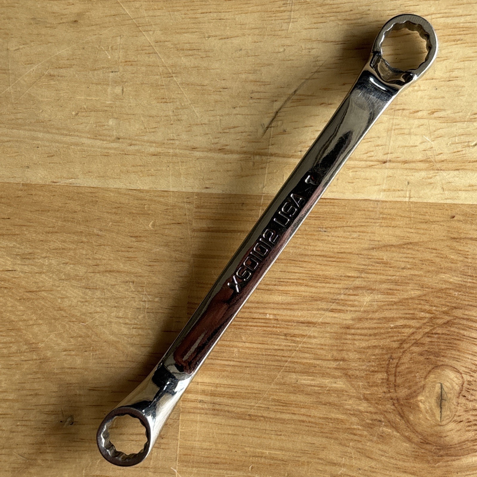 Snap On 5/16″ x 3/8″ Short Box End Wrench Deep 60 Degree Offset XSO1012 READ!