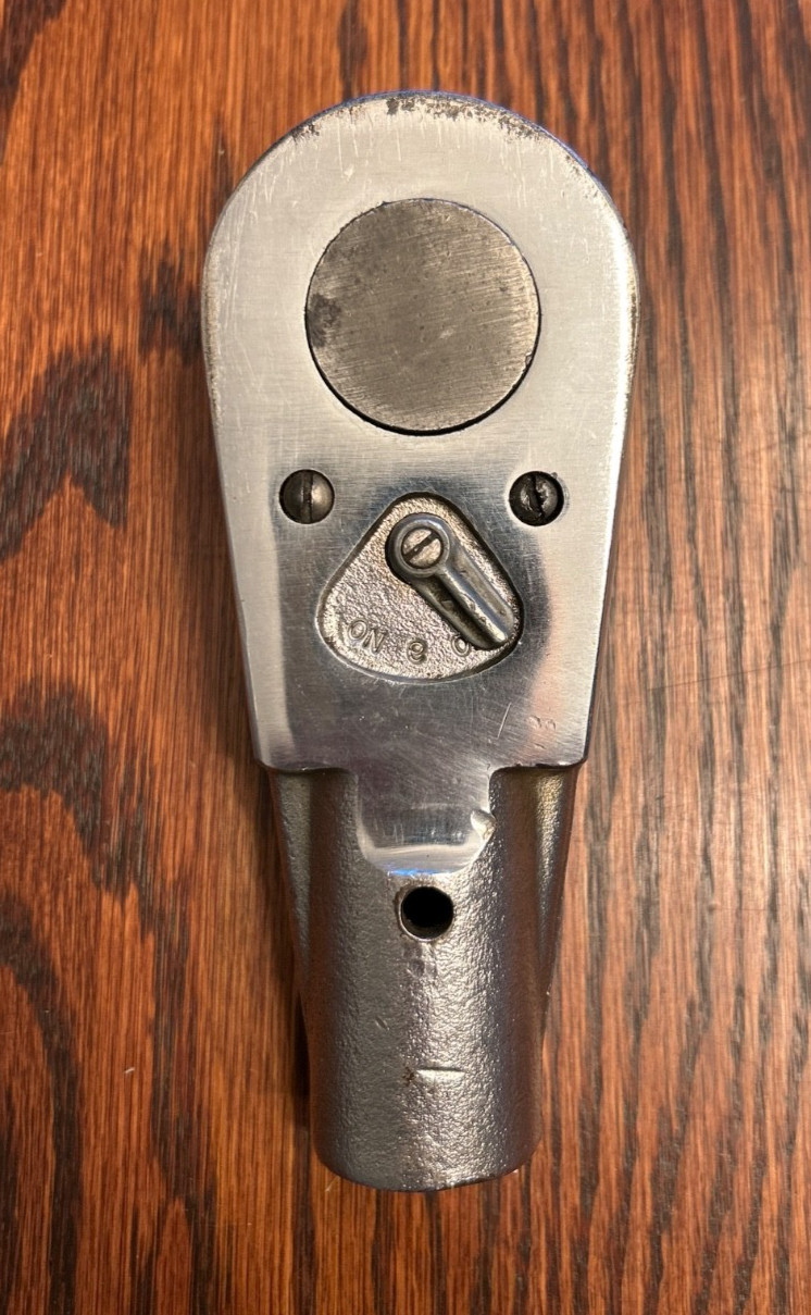 Vintage 3/4″ Ratchet Head No Handle. Unidentified Brand has Date Code See Photos