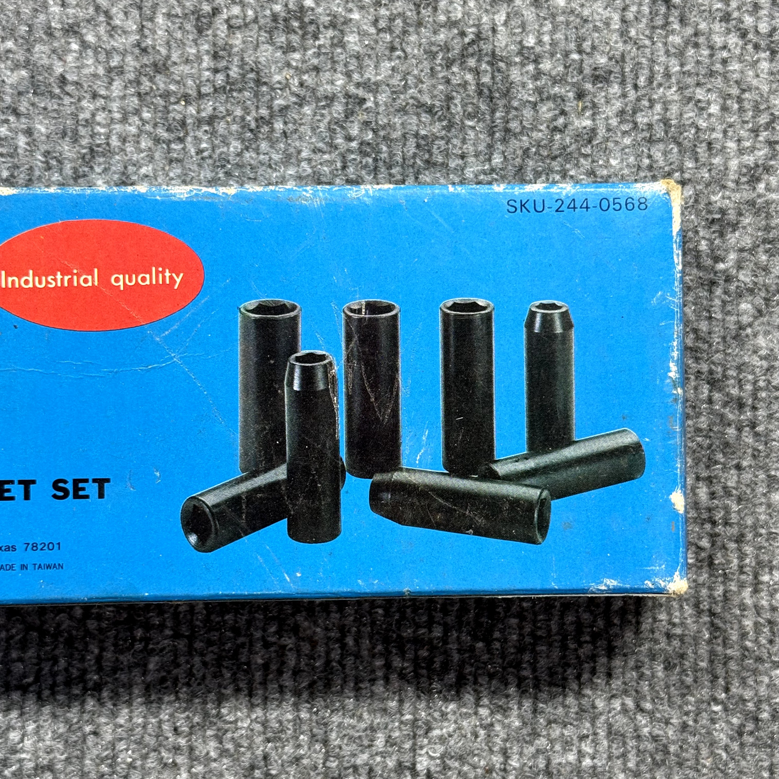 9-Piece 1/2″ Drive Deep Impact Socket Set Made In Taiwan Industrial Quality