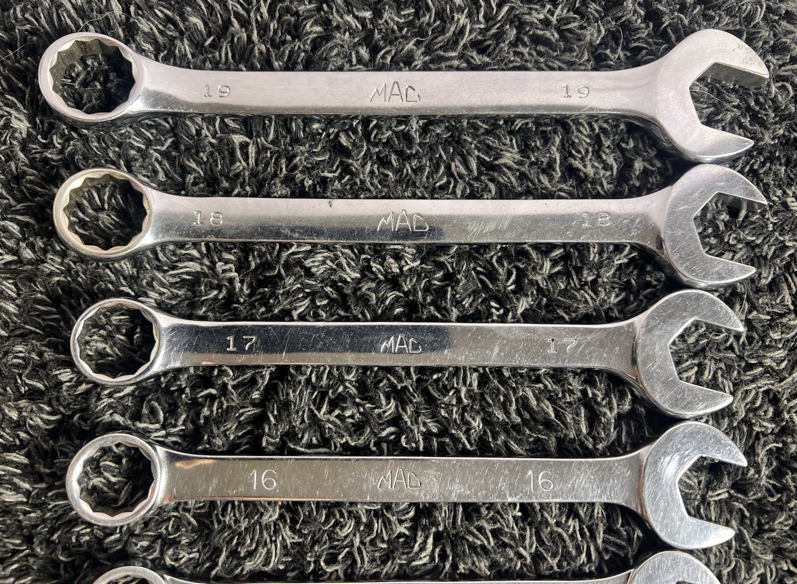 MAC Tools 11pc 6mm + 9mm + 11mm – 19mm Metric 12pt Combo Wrench Set