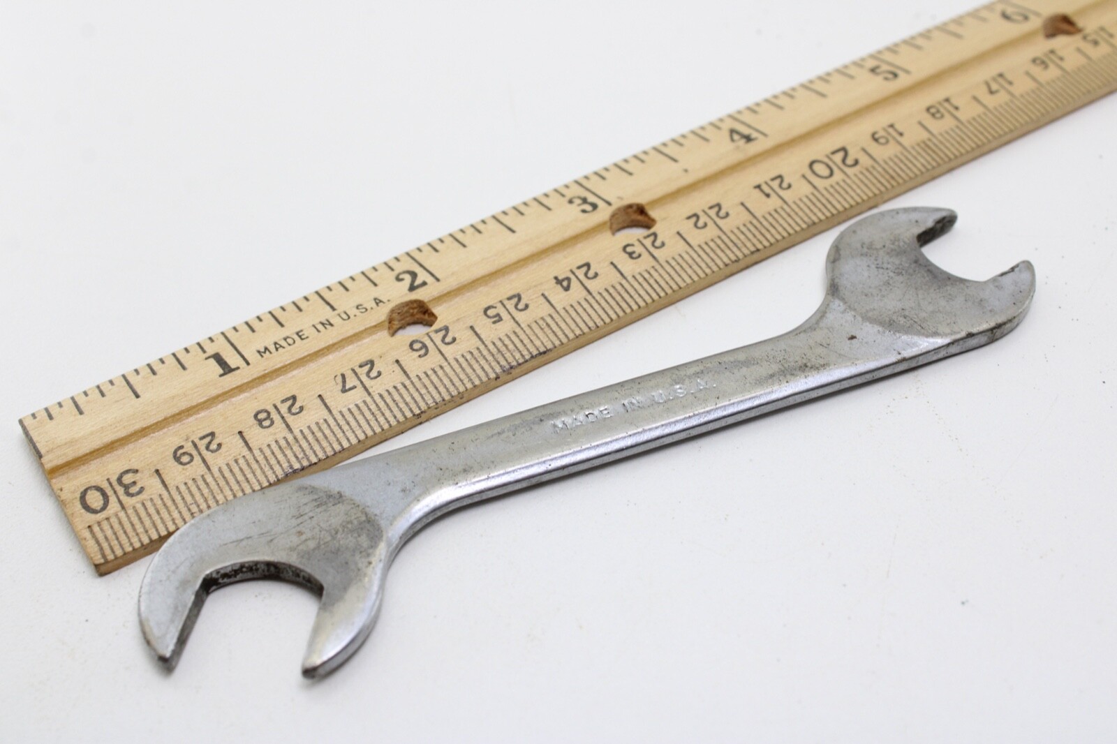 Blackhawk 3134 1/2″ x 7/16″ SAE Chrome Angle Open End Wrench USA