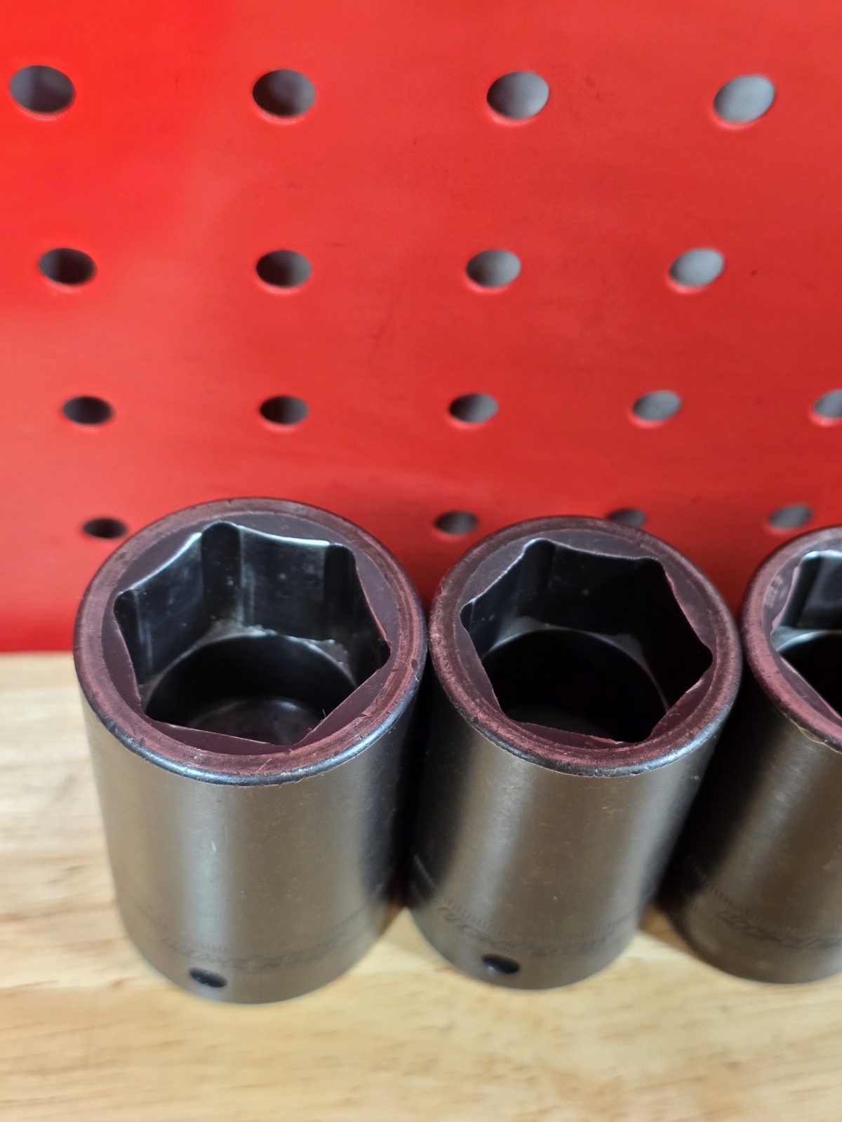 Snap-on 312IMMS 1/2″ Drive 15-25MM + 27MM 6-Pt Semi-Deep Impact Socket Set