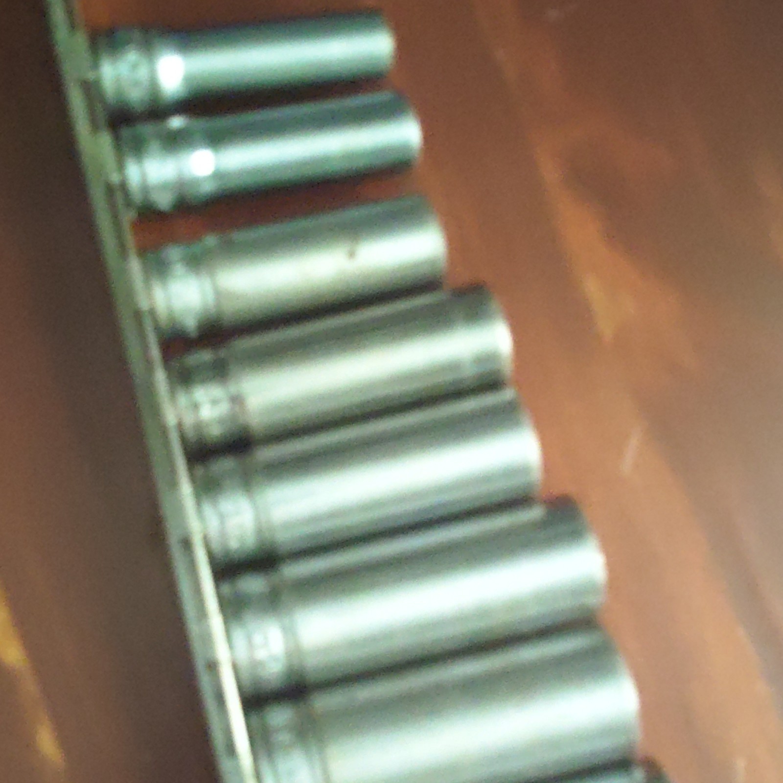 Snap On 3/8 Drive Deep Sae Sockets, 3/8-11/16 6pt, 3/4-7/8 12pt