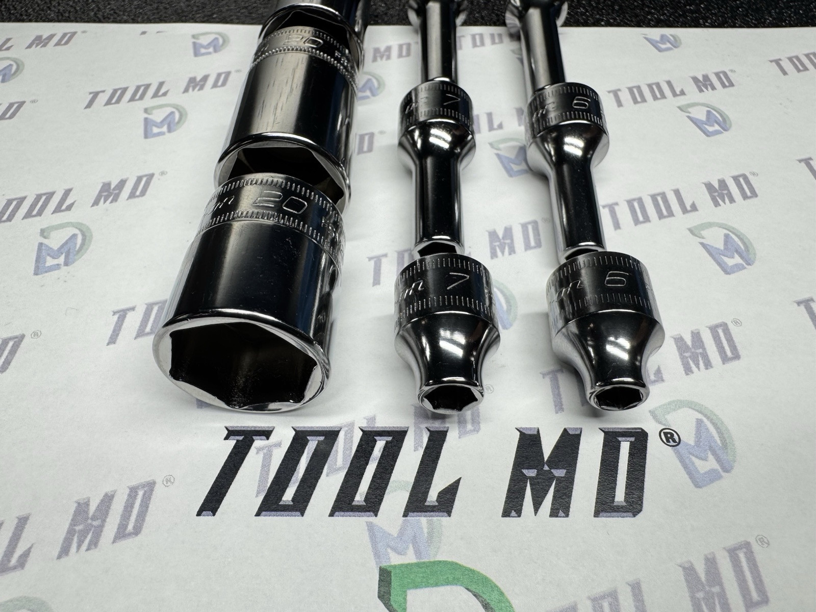 Snap-on Tools 9pc 3/8″ Drive Metric 6 / 7 / 20mm Socket Add-on Set FSM71 SFSM201