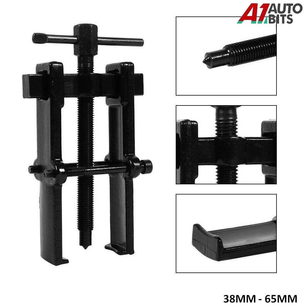 2 Jaw Gear Pulley Bearing Puller Remover Hand Tool 3″ Small Leg Mechanics Kit