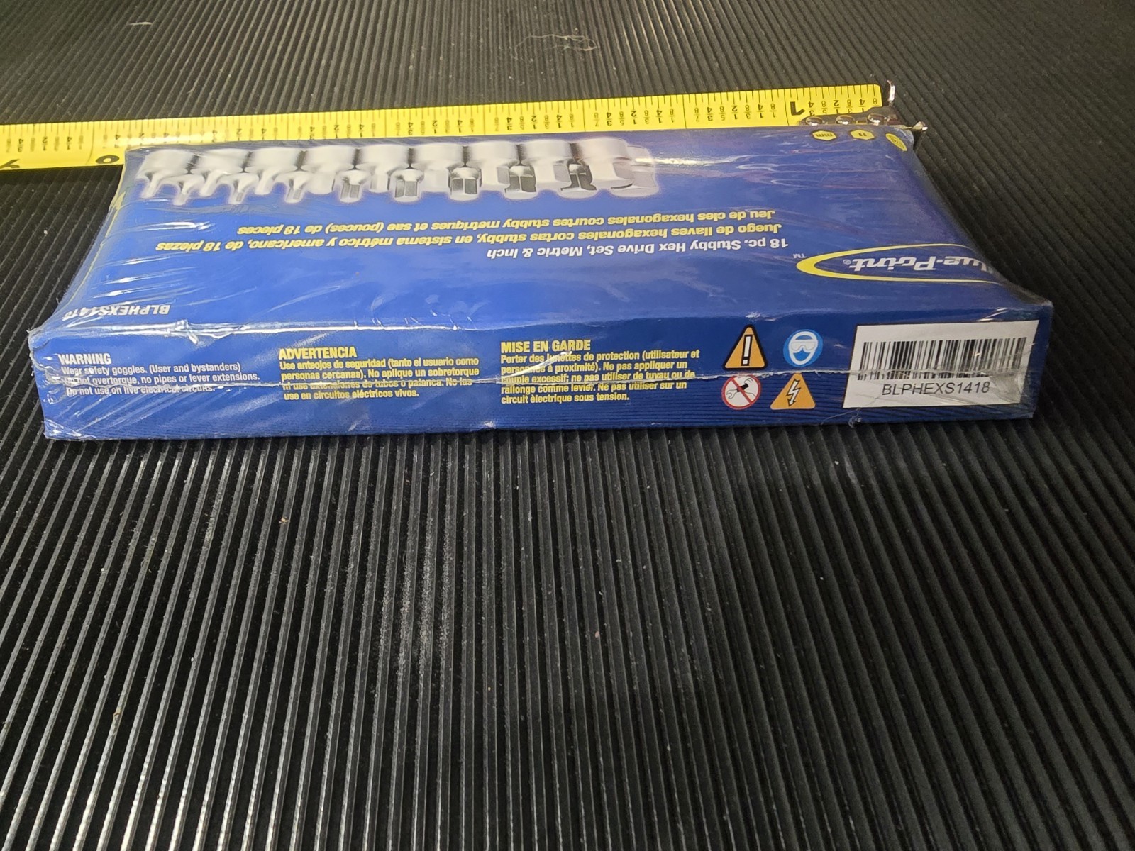 BLUE POINT SNAP ON HEX DRIVE SET 1/4 INCH. BRAND NEW SEALED. METRIC AND STANDARD