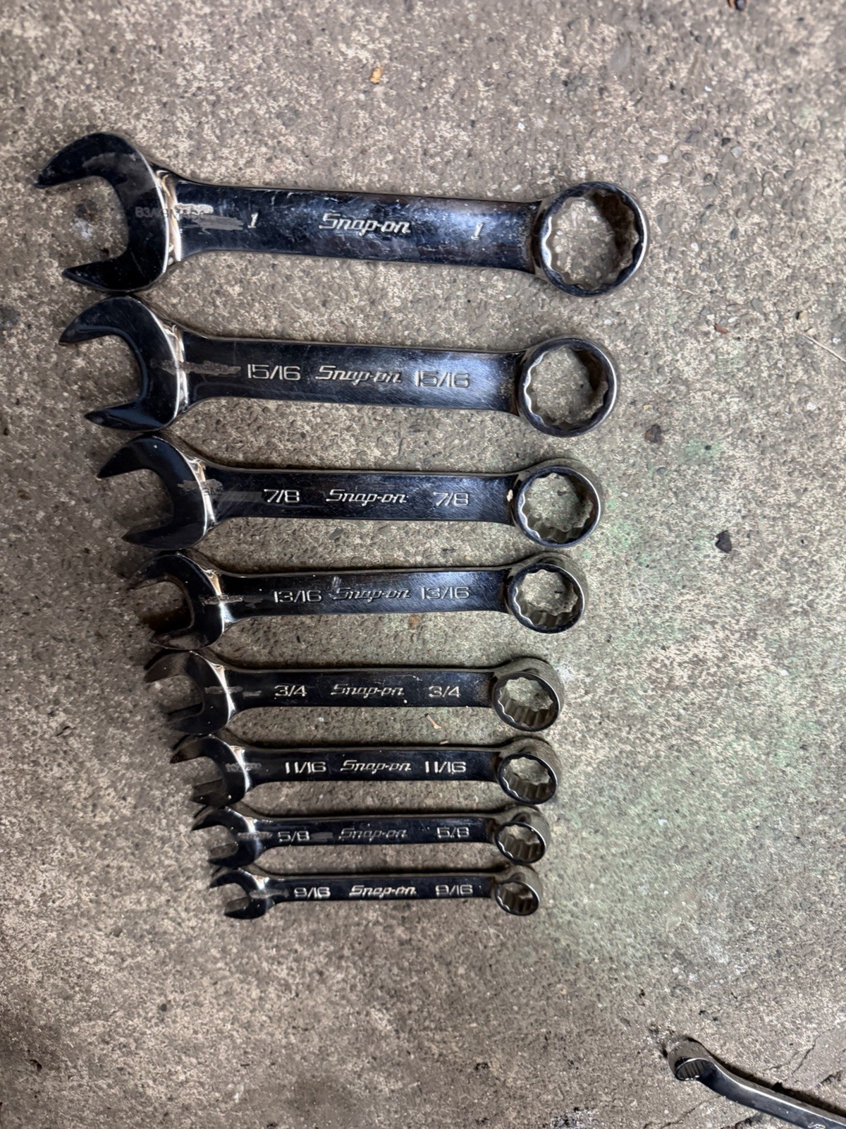 Snap On Set De 8pc OEX B 9/16-5/8-11/16-3/4-13/16-7/8-15/16-1”