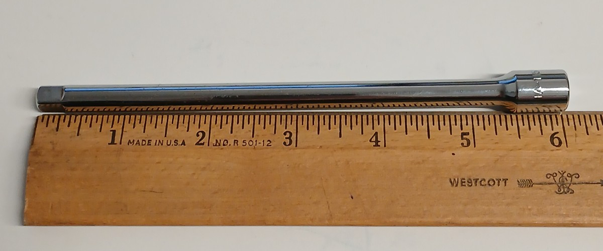 WILLIAMS M-115 1/4 DRIVE EXTENSION, 6 inches