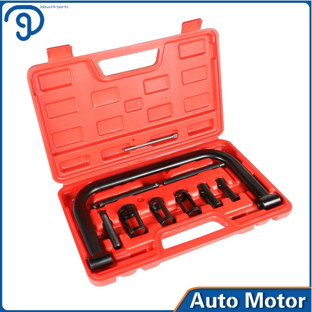 Valve Spring Removal Tool Set with C Clamp for ATV Motorcycle Car Small Engines