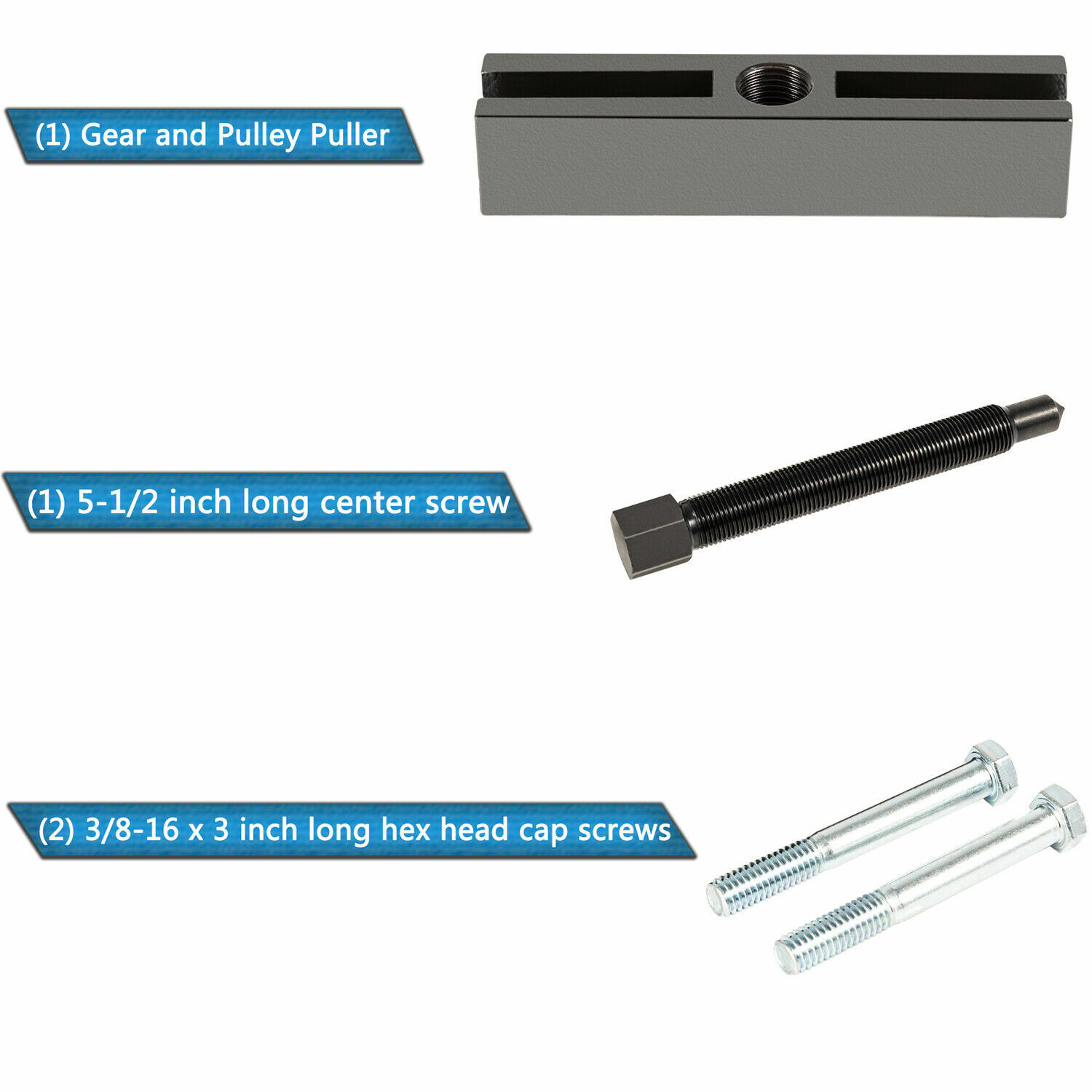 7393 Gear and Pulley Puller with 5-1/2″ Long Forcing Screw High Quality Steel